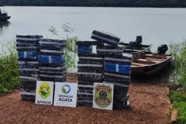 Pol&iacute;cia Federal e Marinha apreendem 672 quilos de maconha