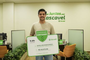 Associado de Cascavel &eacute; contemplado em sorteio do Seguro de Vida Sicredi-Icatu
