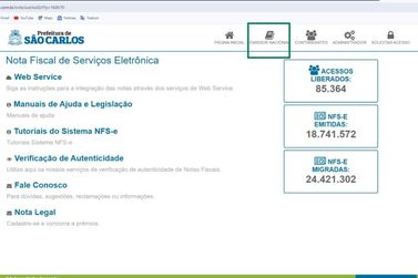 S&atilde;o Carlos libera consulta ao novo Emissor Nacional de Nota Fiscal