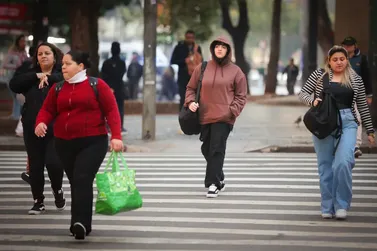 Regi&atilde;o entra em alerta m&aacute;ximo com queda brusca de temperatura nesta ter&ccedil;a
