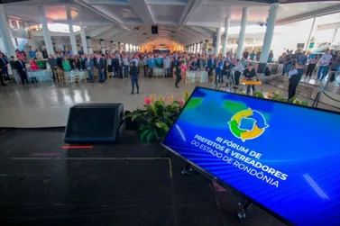 Governo de Rondônia promove dia 14 o 4º Fórum de Prefeitos e Vereadores