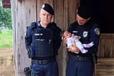 Policiais militares de São Miguel salvam bebê de 39 dias de vida do engasgamento