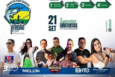 Pesca Esportiva: Guajar&aacute;-Mirim sedia 2&ordf; Etapa do Circuito Verd&atilde;o