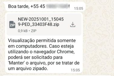 Novo golpe no WhatsApp usa arquivos falsos para roubar dados de moradores