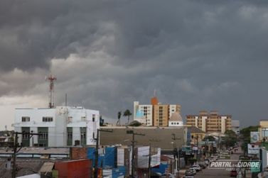 Tempo segue inst&aacute;vel em Rond&ocirc;nia com pancadas de chuva at&eacute; domingo