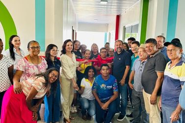 Deputado Laerte Gomes inaugura pavilh&atilde;o da APAE em S&atilde;o Miguel do Guapor&eacute;