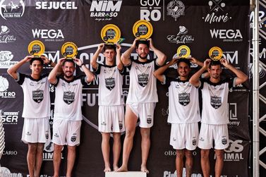 Atletas de S&atilde;o Miguel do Guapor&eacute; conquistam o 2&ordm; lugar na Liga Rondoniense de Futev&ocirc;lei
