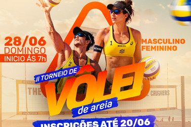 Inscri&ccedil;&otilde;es abertas para o II Torneio de V&ocirc;lei de Areia em SMG