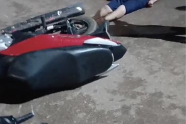 Motociclista sofre ferimentos graves ap&oacute;s acidente na Avenida 16 de Junho, em S&atilde;o Miguel