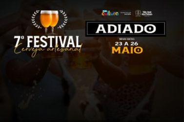 Nova data: 7º Festival da Cerveja Artesanal será de 23 a 26 de maio