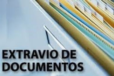 Comunica&ccedil;&atilde;o de Extravio de Documentos