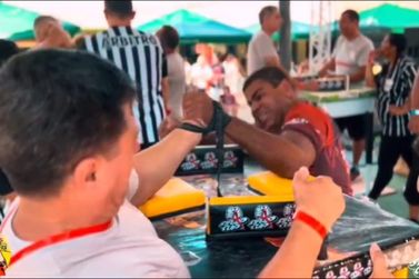 Atletas de Nova Odessa brilham na 1ª Strap Cup Armwrestling em Indaiatuba