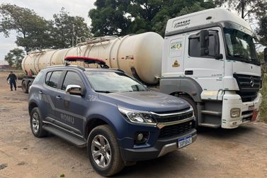 ROMU de Sumaré recupera caminhão de carga roubado