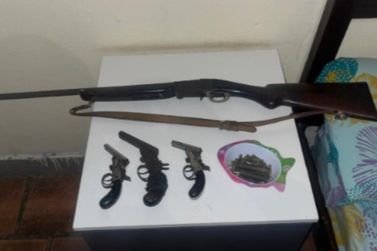 Homem é preso por violência doméstica e posse ilegal de armas em Sumaré