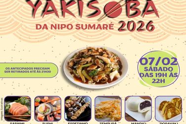 Nipo Sumar&eacute; realiza 1&ordm; Yakisoba em fevereiro com gastronomia e atra&ccedil;&otilde;es culturai