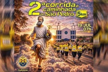 Inscri&ccedil;&otilde;es para a 2&ordf; Corrida e Caminhada de S&atilde;o Pedro seguem abertas em Sumar&eacute;