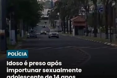Homem de 64 anos &eacute; preso suspeito de tentar beijar adolescente &agrave; for&ccedil;a em Sumar&eacute;