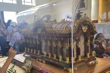 Relíquias de Santa Teresinha são recebidas com emoção em Cumaru