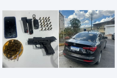 Homicida &eacute; preso em Bom Jardim com arma, drogas e ve&iacute;culo roubado