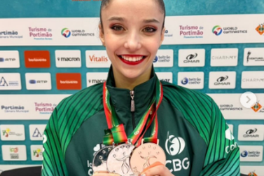 Atleta de Toledo conquista medalha em torneio internacional de gin&aacute;stica em Portugal