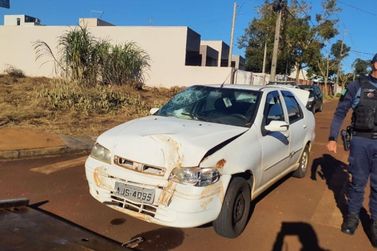 Batida entre caminh&atilde;o e carro deixa motorista em estado grave no Jardim Planalto