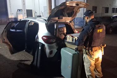 Motorista volta a ser flagrado com carga ilegal de cigarros na BR-277