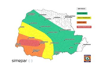 Toledo registra rajadas de 50 km/h e entra em alerta da Defesa Civil para ventos intensos