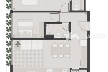 Apartamento &agrave; venda - 74m&sup2; - JARDIM LA SALLE