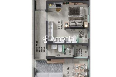 Apartamento &agrave; venda - 55m&sup2; - Pioneiros Catarinenses