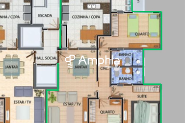 Apartamento &agrave; venda - 125m&sup2; - Jardim La Salle