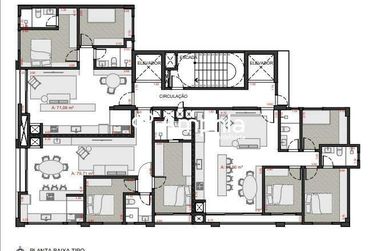 Apartamento &agrave; venda - 71m&sup2; - Centro