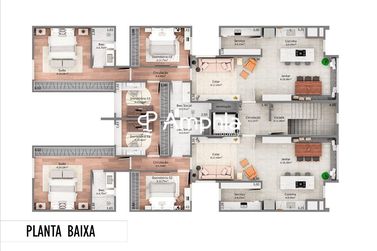 Apartamento &agrave; venda - 127m&sup2; - Jardim La Salle