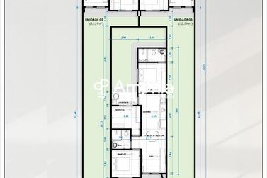 Casa &agrave; venda - 53m&sup2; - Santa Felicidade