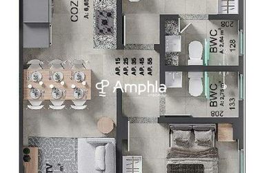 Apartamento &agrave; venda - 55m&sup2; - Pioneiros Catarinenses