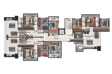 Apartamento &agrave; venda - 116m&sup2; - Jardim La Salle