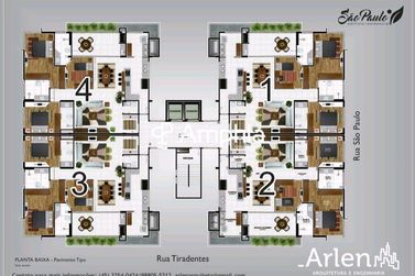 Apartamento &agrave; venda - 162m&sup2; - Centro