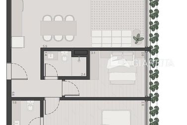 Apartamento &agrave; venda - 75m&sup2; - JARDIM LA SALLE