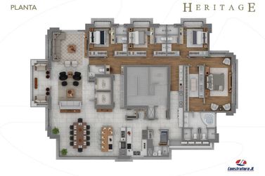 Apartamento &agrave; venda - 345m&sup2; - Ciro Nardi