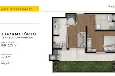 Apartamento &agrave; venda - 54m&sup2; - Tocantins