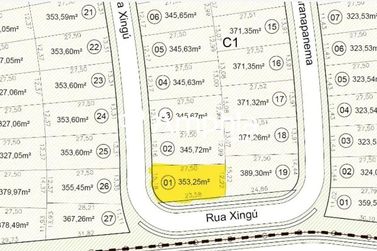 Terreno &agrave; venda - 353m&sup2; - FAG
