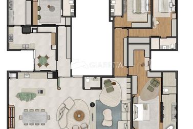 Apartamento &agrave; venda - 141m&sup2; - VILA INDUSTRIAL