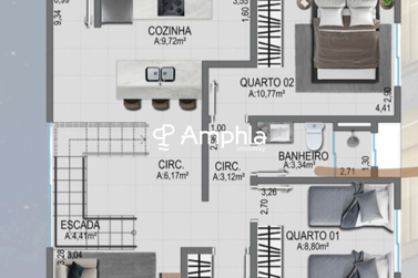 Apartamento &agrave; venda - 212m&sup2; - Residencial Sete Mares