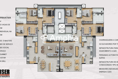 Apartamento &agrave; venda - 181m&sup2; - Jardim La Salle