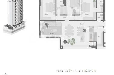 Apartamento &agrave; venda - 120m&sup2; - VILA INDUSTRIAL