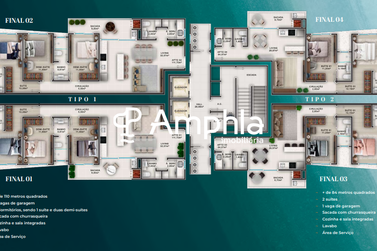 Apartamento &agrave; venda - 84m&sup2; - Itacolomi