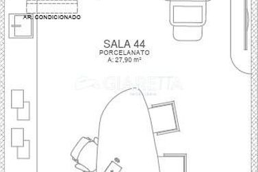 Sala Comercial &agrave; venda - 32m&sup2; - CENTRO