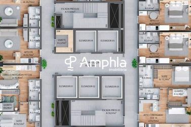 Apartamento &agrave; venda - 27m&sup2; - Centro