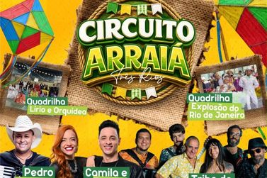 Circuito Arrai&aacute; anima Tr&ecirc;s Rios com shows e quadrilhas na S&atilde;o Sebasti&atilde;o