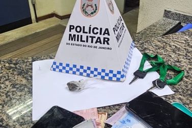 PM apreende motocicleta com suspeita de adultera&ccedil;&atilde;o em Para&iacute;ba do Sul