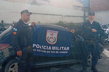 PM recupera ve&iacute;culo com registro de roubo durante patrulhamento em Areal